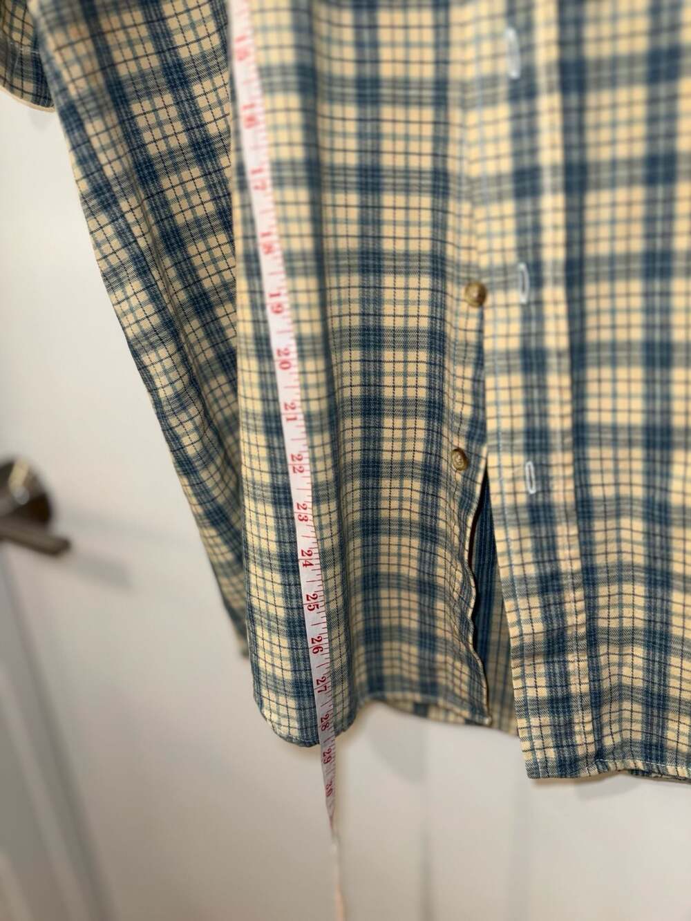 Vintage 90s Polo Ralph Lauren Vintage Plaid Short Sleeve Button-Down Shirt - Picture 8 of 8